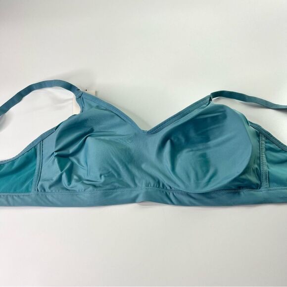 NEW Kindly Yours Sustainable Micro Scoop Bralette Blue XL - Picture 4 of 9